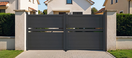 Dvokrilna dvoriščna vrata aluminij